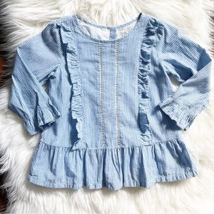 BabyGap Stripe Ruffled Shirt